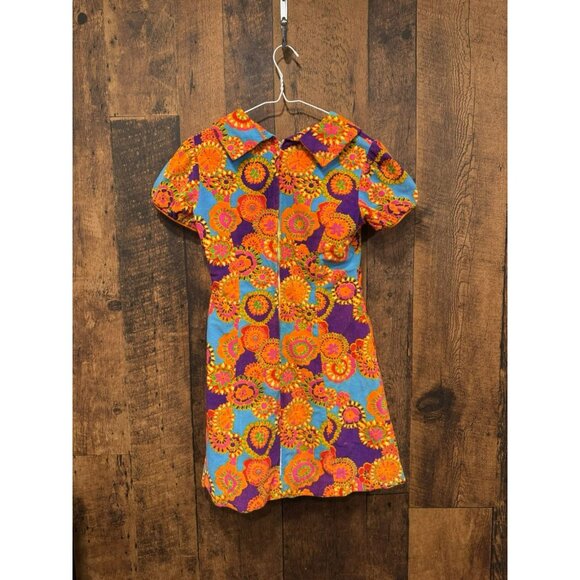 Vintage Retro Boho Hippie Style Dress HANDMADE EUC - Picture 3 of 6